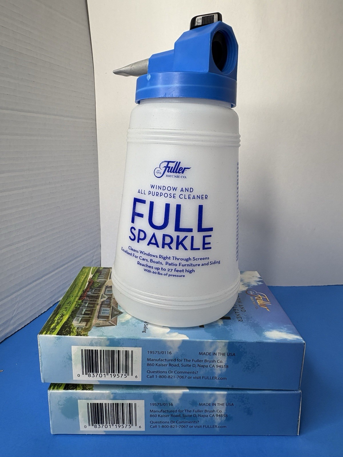 Fuller Full Sparkle Spray Bottle & 2x Refill Window and All Purpose Cleaner 16oz