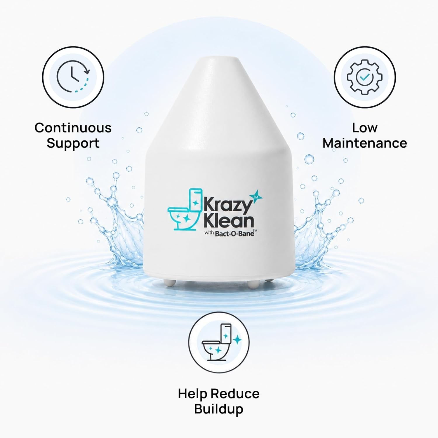 Automatic Toilet Tank Cleaner – Continuous Flush Cleaning System – Helps Redu…