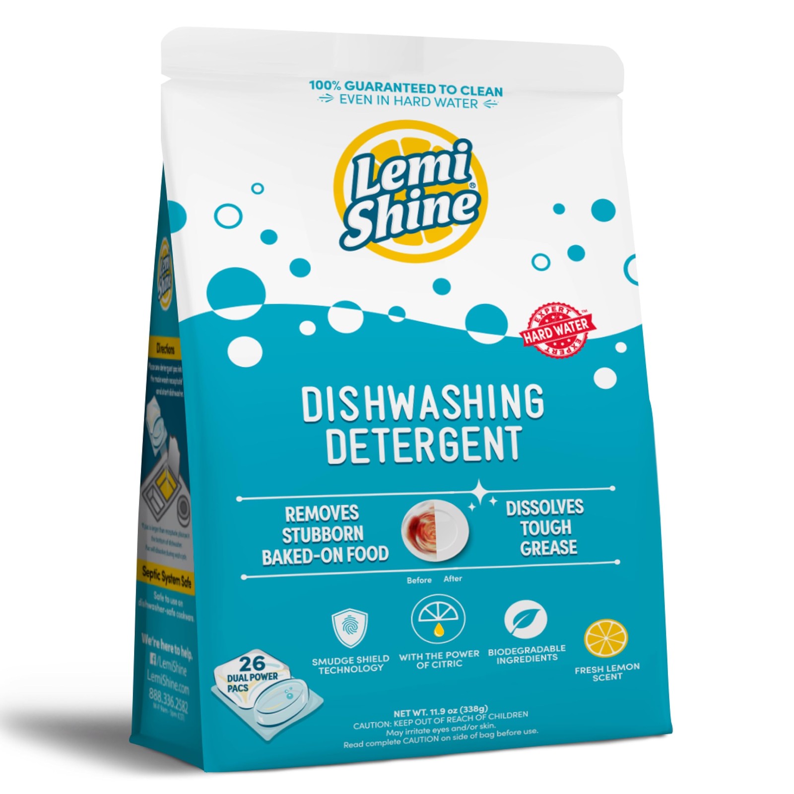 Natural Dishwasher Pods | All-In-One Powder & Gel Dishwasher Detergent Pods w…