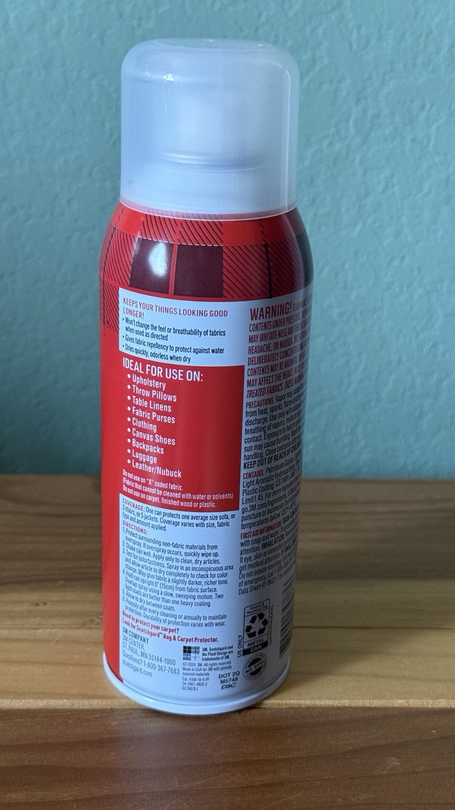 Scotchgard Fabric Water Shield 10 oz Water Repellent Spray New