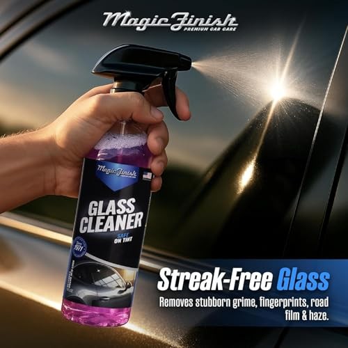 Car Glass Cleaner (1 Gallon) – Ammonia-Free Window 128 Fl Oz (Pack of 1)