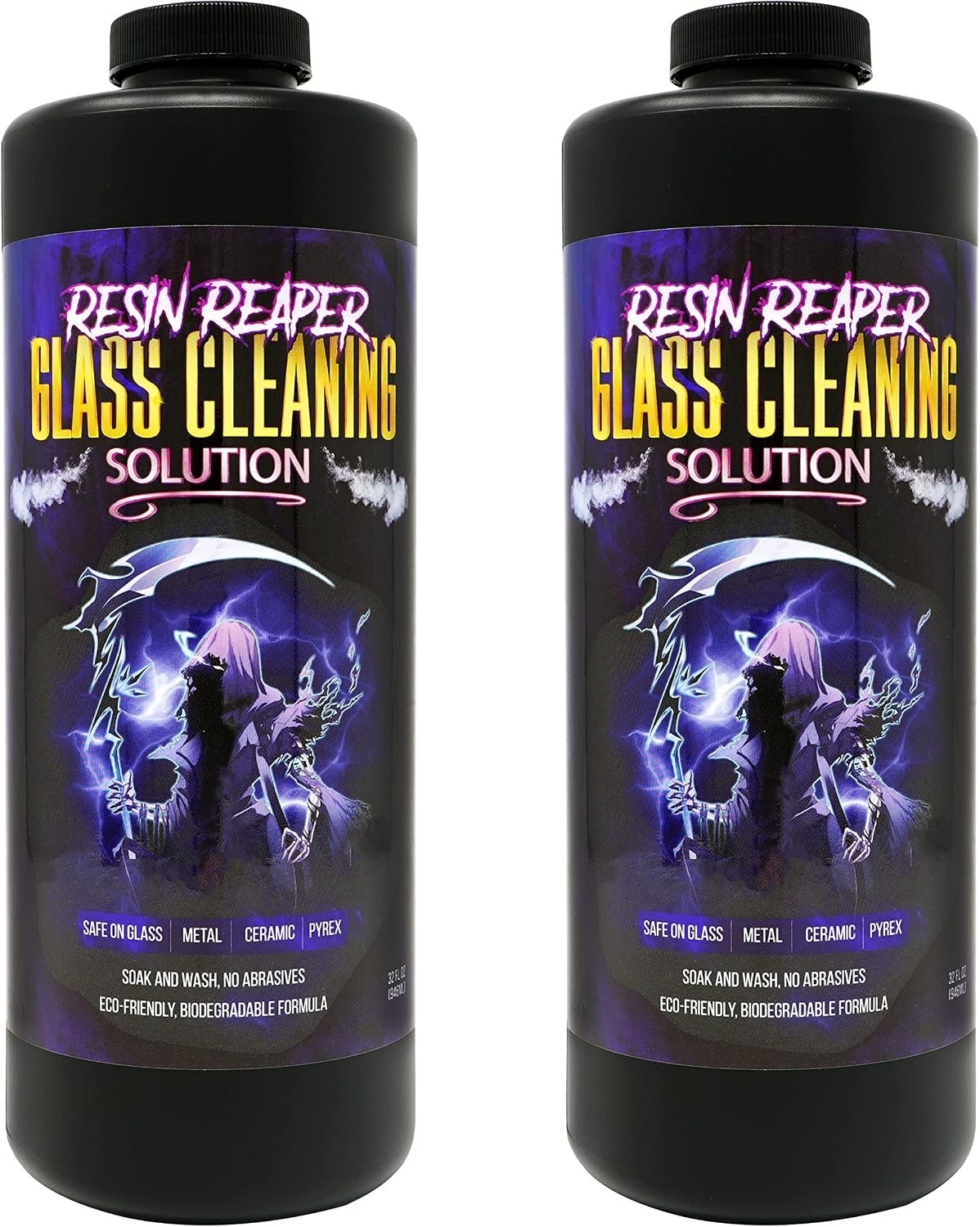 Lifestyle Basics Resin Reaper Glass Cleaner 2 Pack 64 Oz