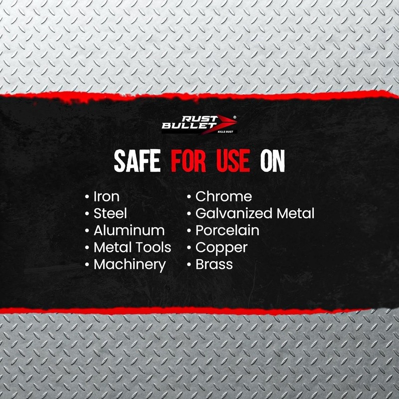 Metal Cleaner Liquid Spray Rust Removal Surface Preparation Easy Use 16 Oz