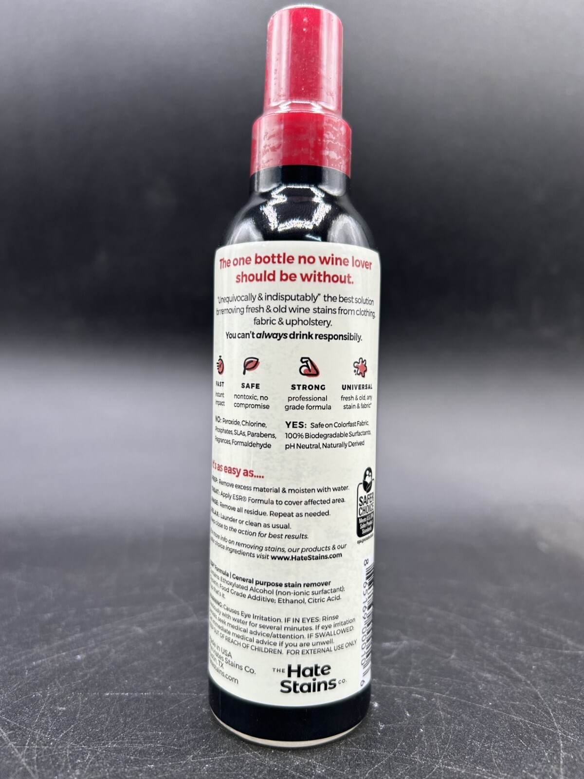 CHATEAU SPILL Red Wine Stain Remover Spray – 4 Oz