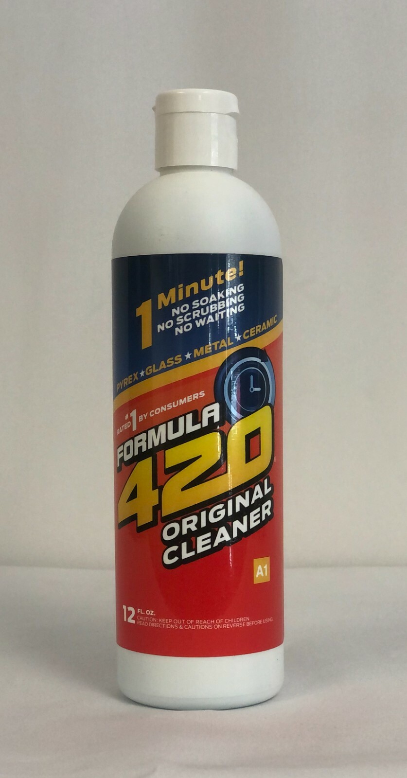 Original FORMULA 420 Cleaner Ceramic Glass Metal Pyrex Cleaner 12 oz Bottle