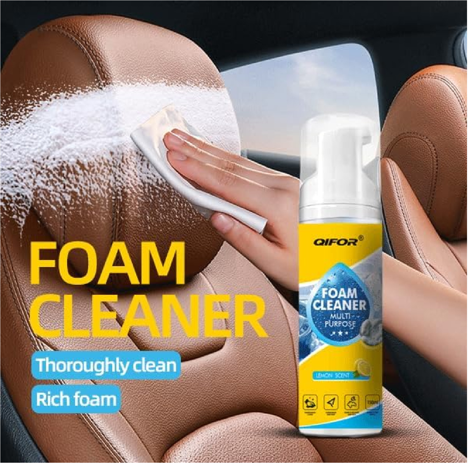 Interior Cleaner & Protectant, Effective Car Interior Cleaner Leather Car Seat C