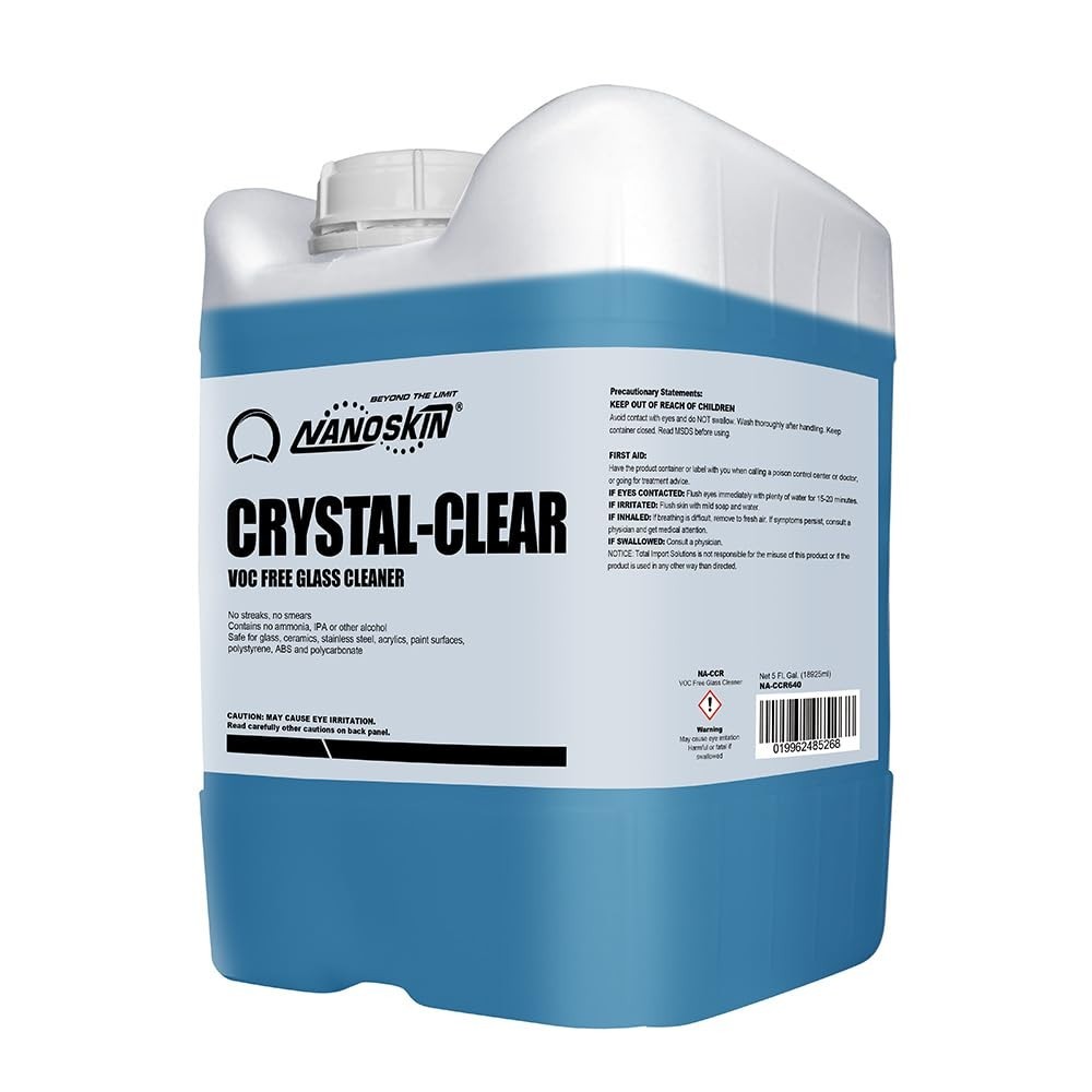 Eco-Friendly VOC-Free Glass Cleaner 5 Gallon – Ultra-Concentrated, Streak-Free F