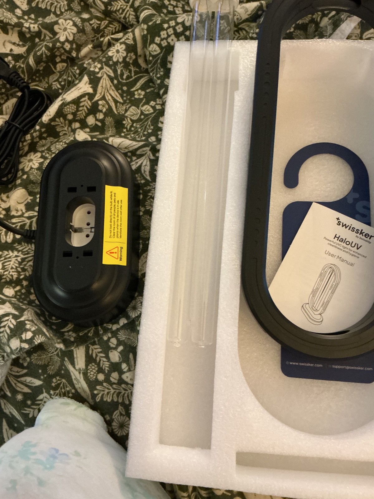 HaloUV Swissker by Swissklip HaloClean UV Original Home Disinfection Device NEW