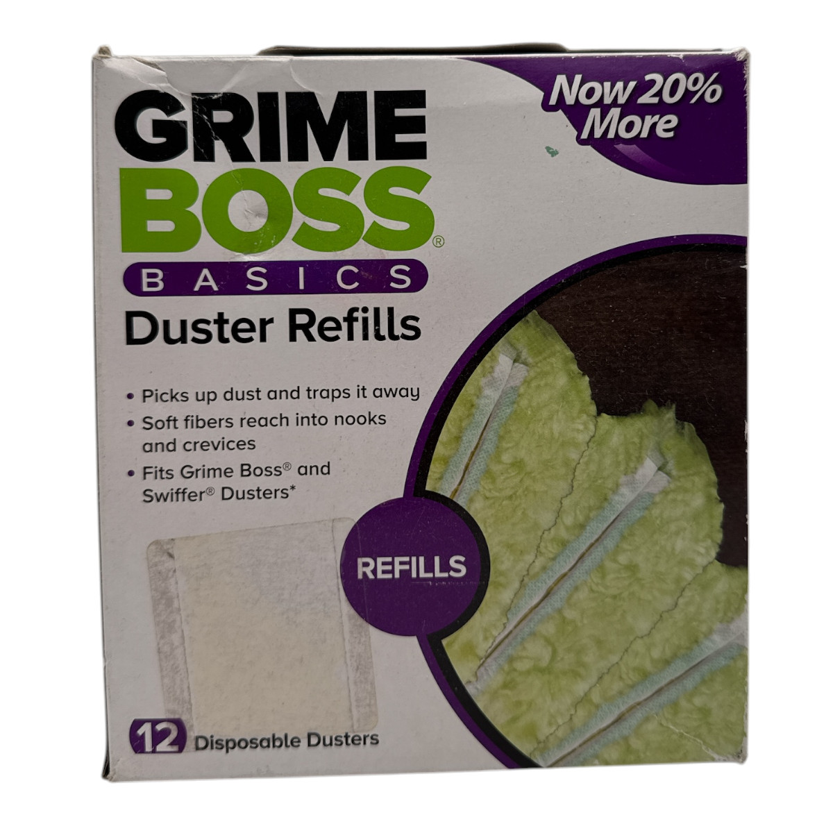 10 Pieces Duster Refills Disposable Compatible For Swiffer Grime Boss – Open Box
