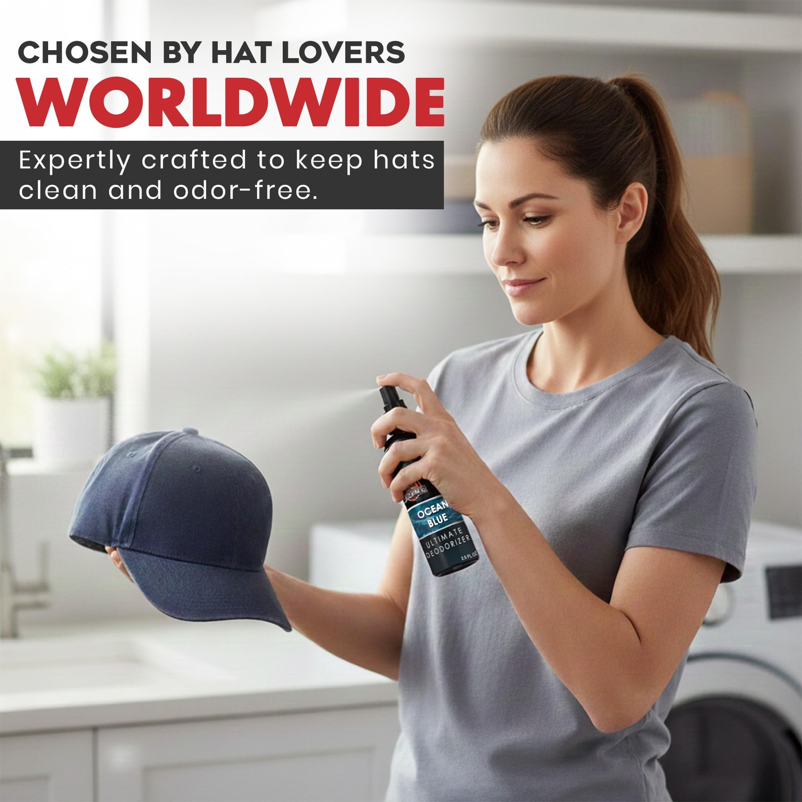 Combat Cleaner Ultimate Hat Cleaning Kit for All Types 3 Piece Set, Black Red