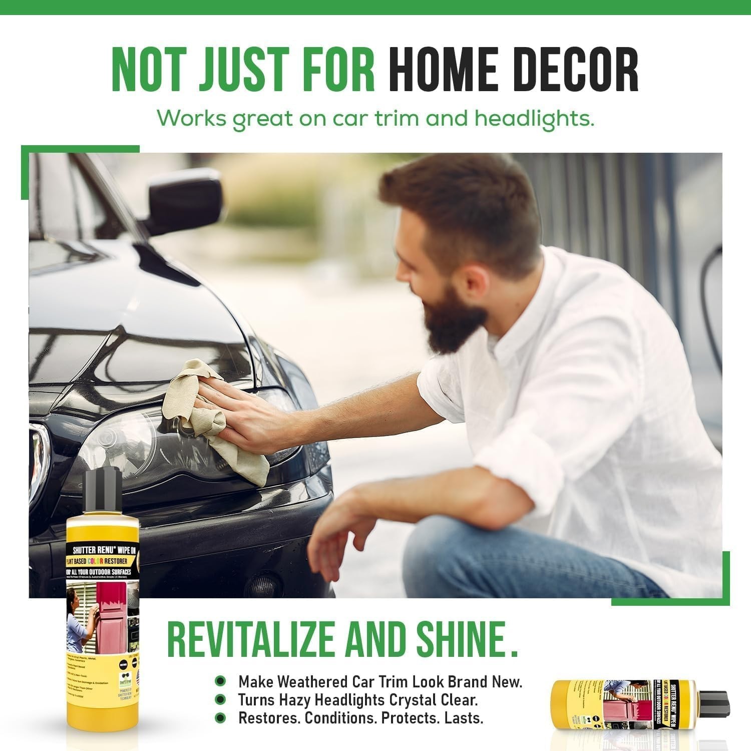 Faded Surface Rejuvenator | UV Protectant & Color Restorer