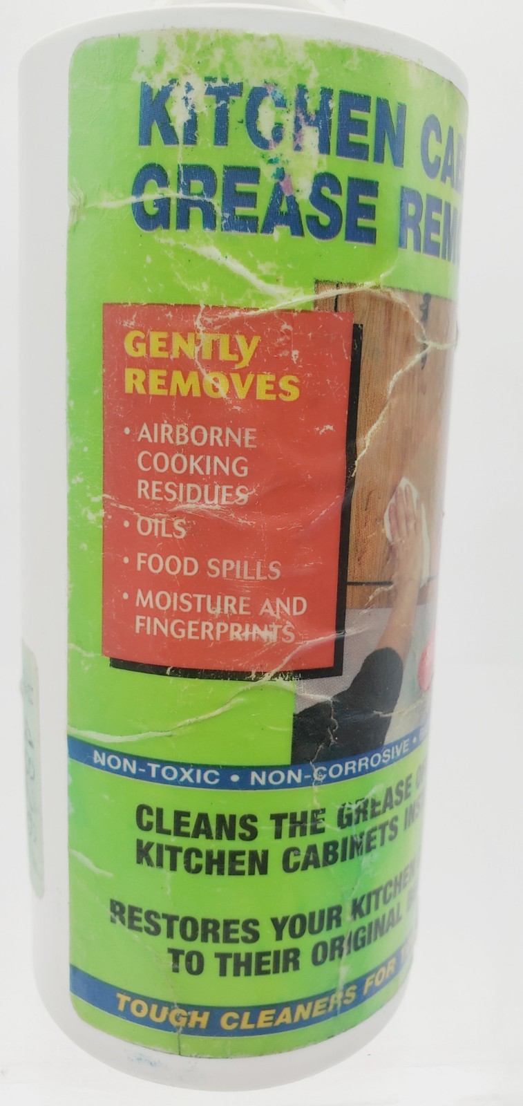 Kitchen Cabinet Grease Remover Non Toxic Non Corrosive 12 fl oz Scratch Free