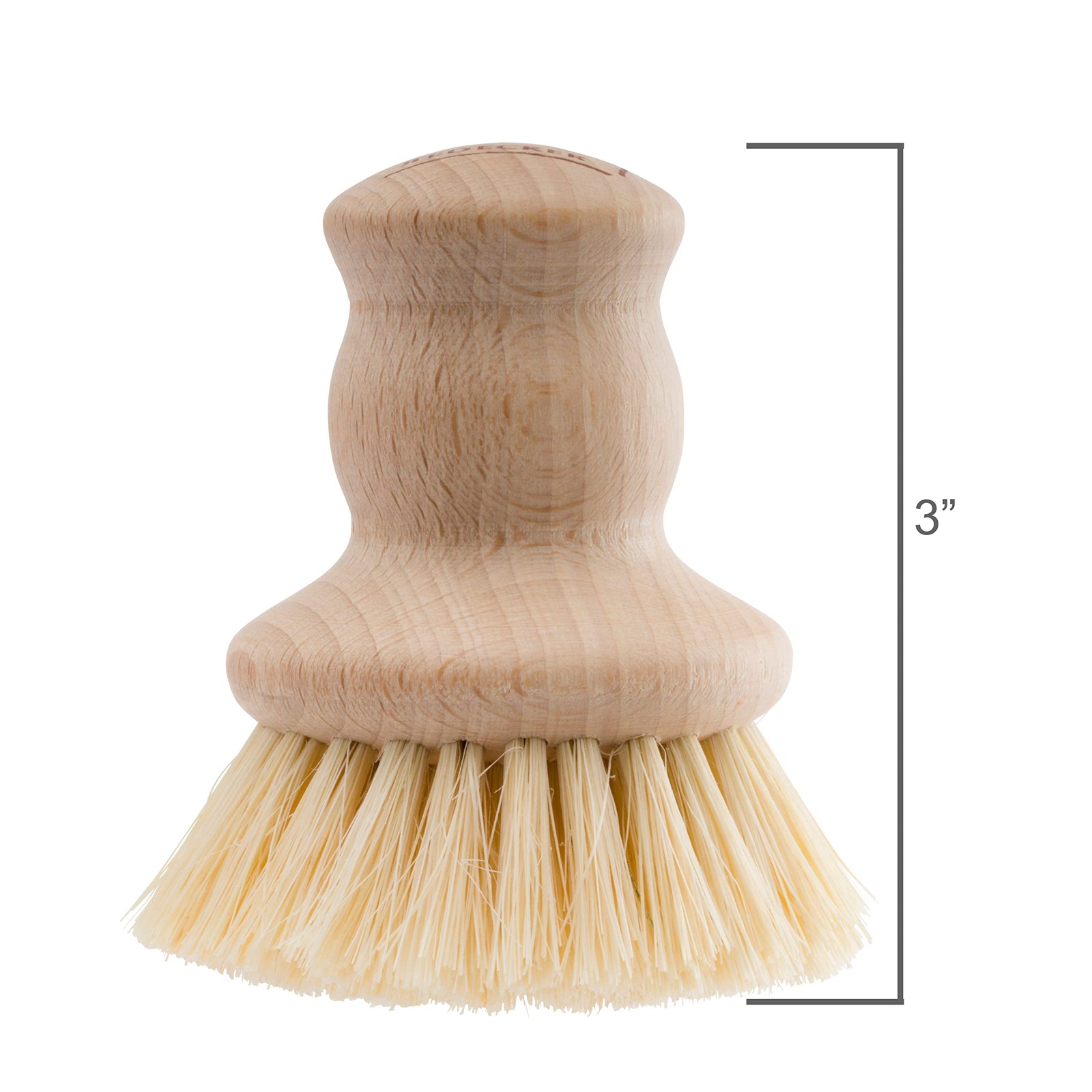 Pot Brush Set, Tampico Fiber, 2 Pack – Medium-Firm Scrub Brushes for Pots, Pa…