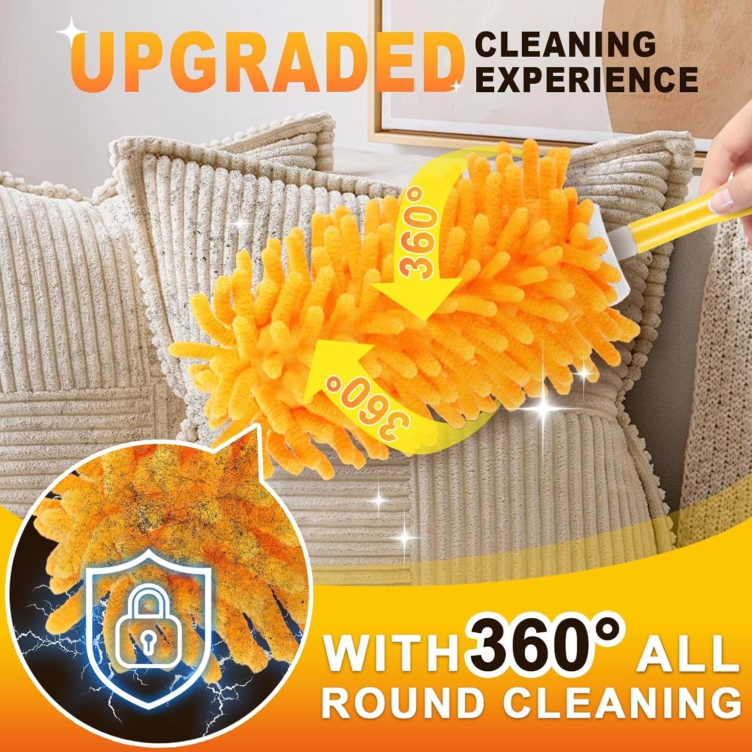 Ultimate 5-Pack Swiffer Duster Refill Kit – Reusable, Lightweight & Eco-Friendly