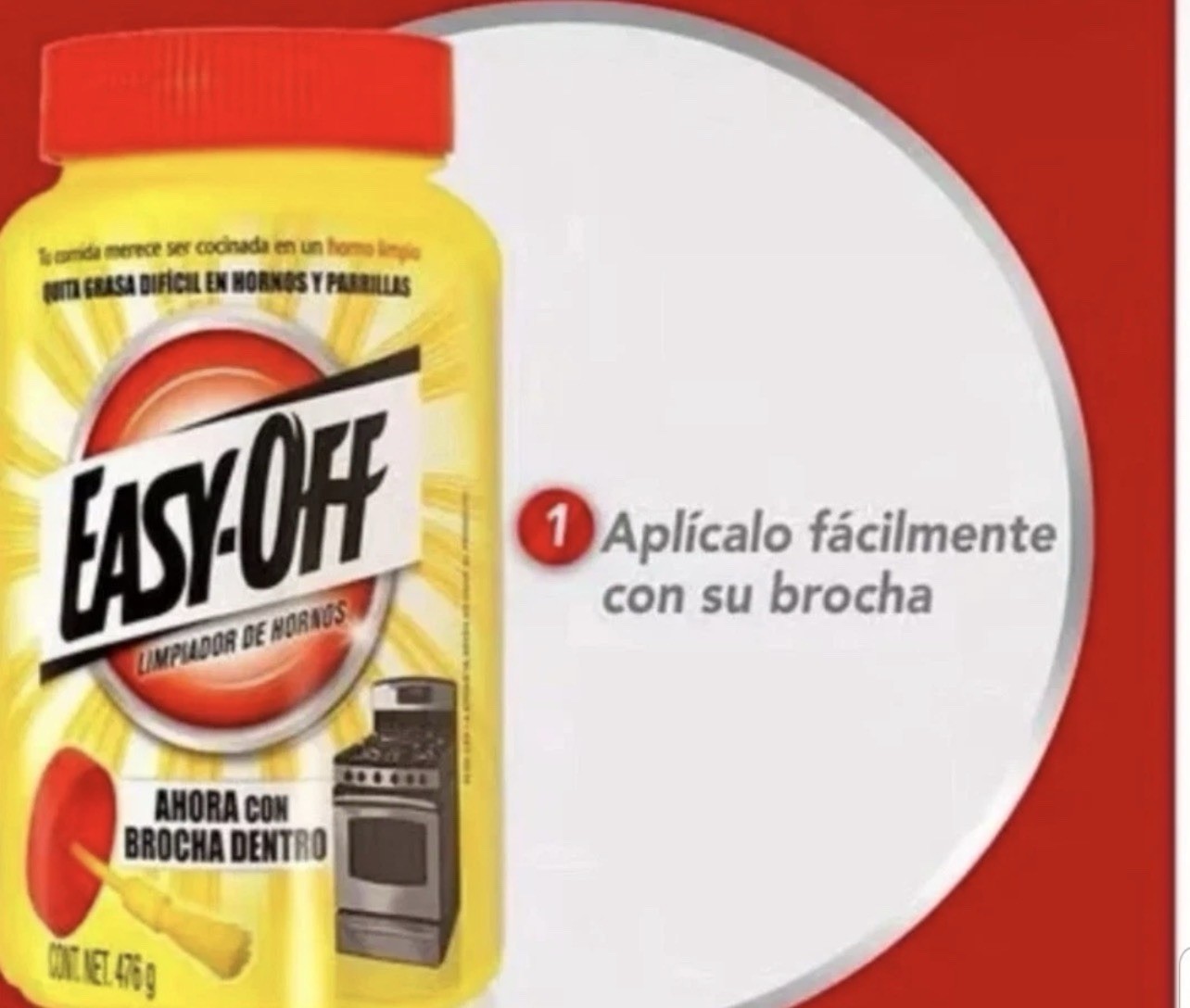EASY OFF LIMPIADOR DE HORNOS Y PARRILLAS/476G/OVEN & GRILL CLEANER/16OZ JAR