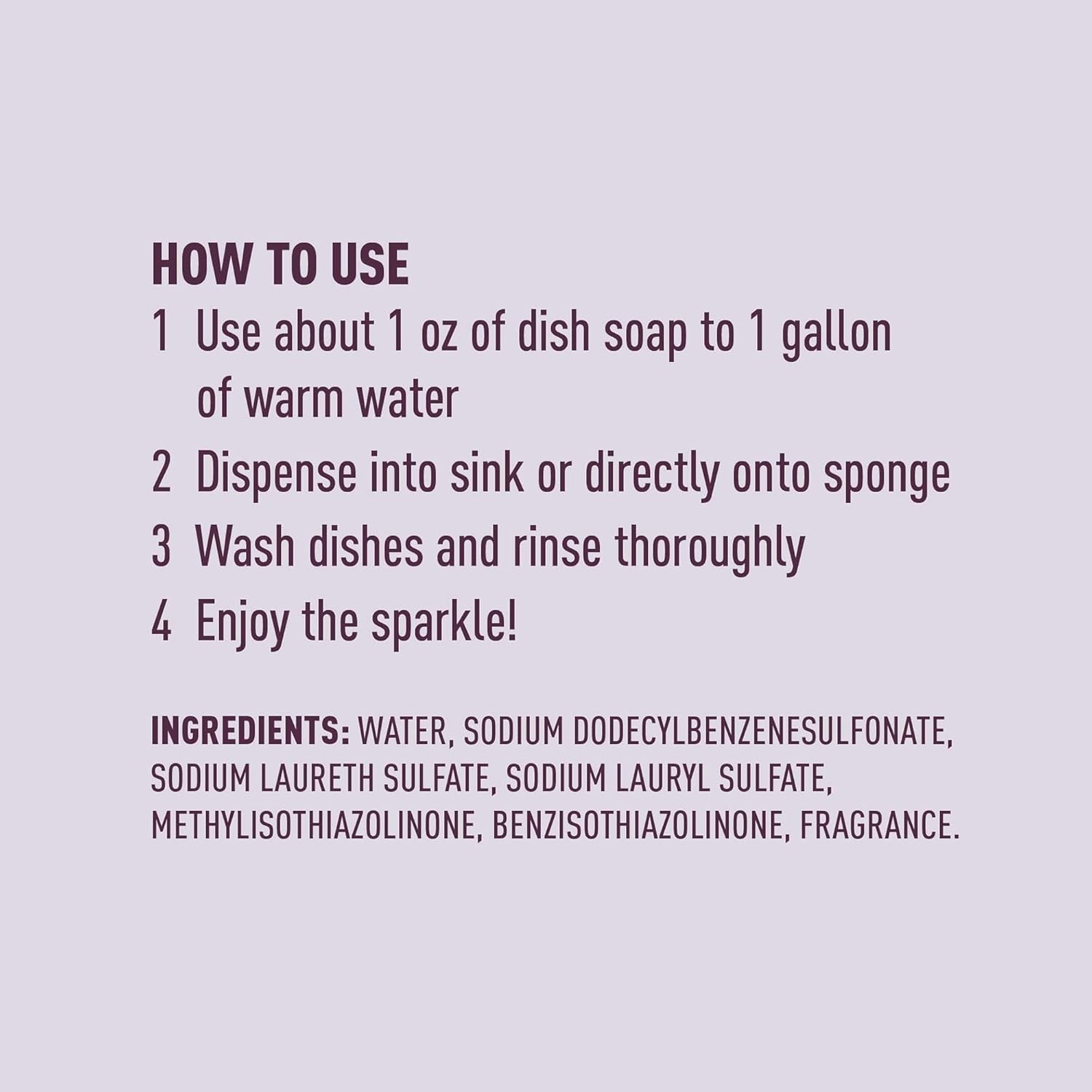 Dish Soap, Lavender Scent, 30 fl oz, Pack of 2