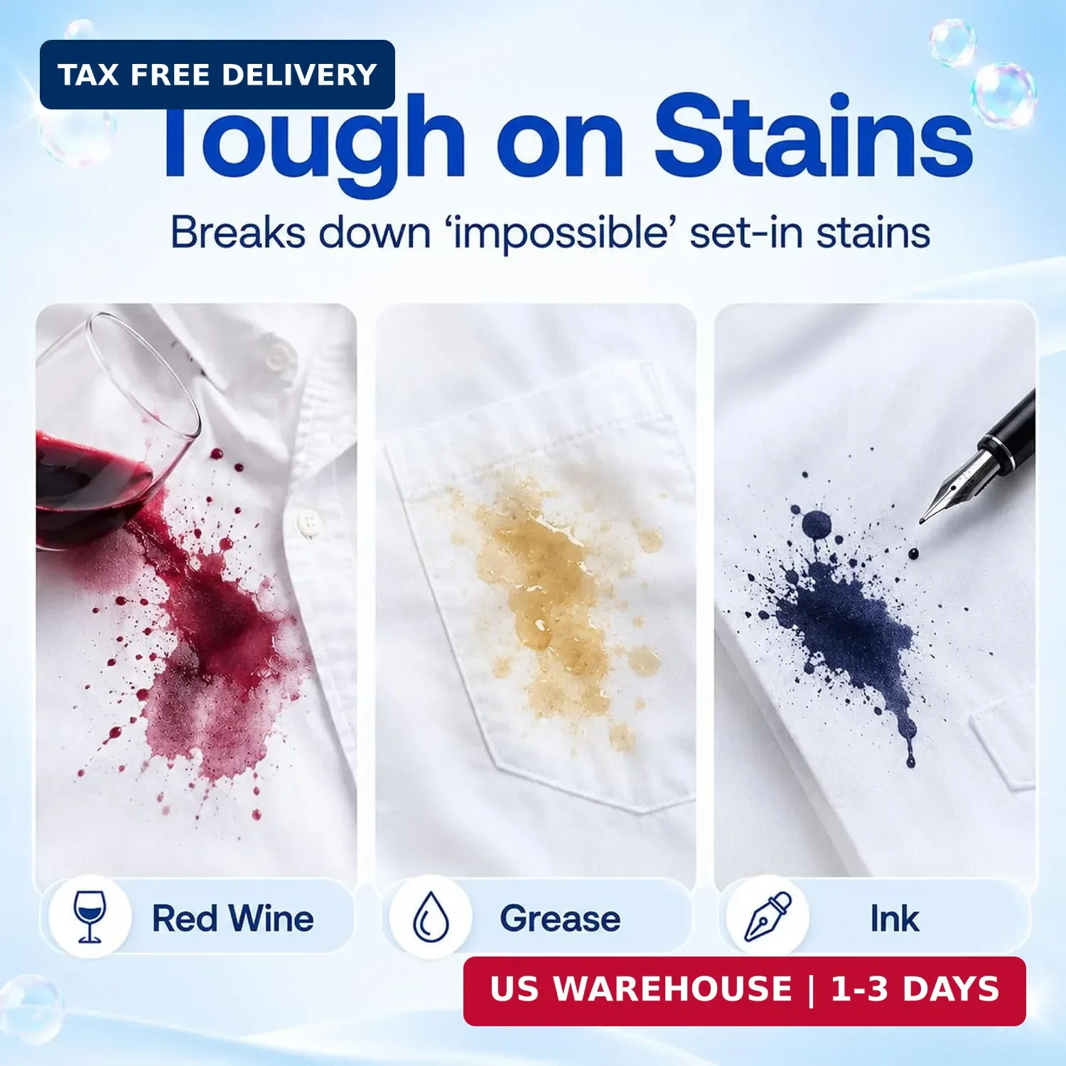 Earth Breeze Miracle Stain Remover Spray – Remove – Powerful All-In-One Solution