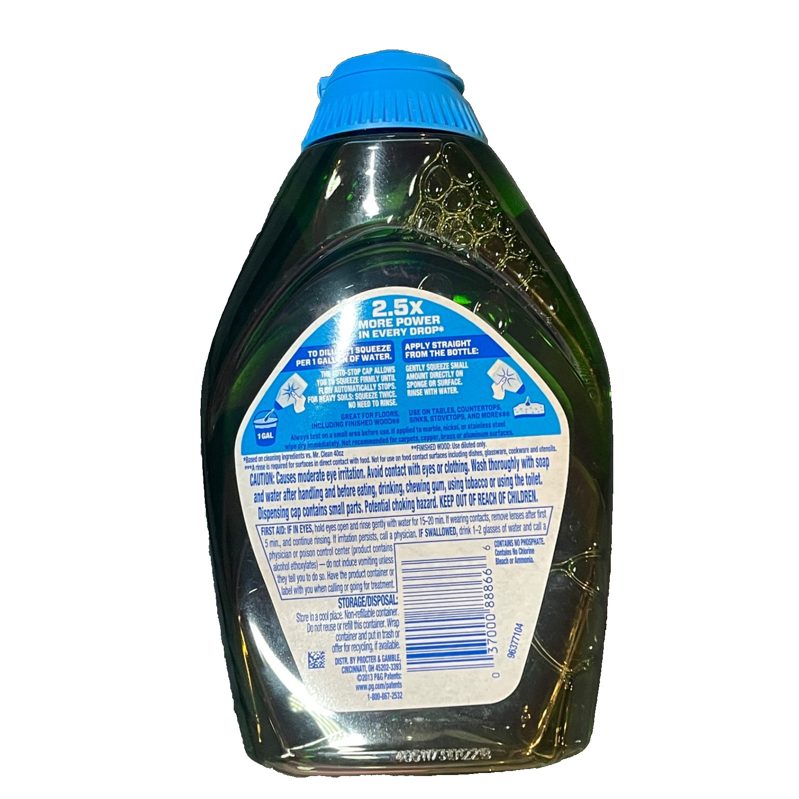 Mr. Clean Liquid Muscle Gel Cleaner Gain Scent 16oz Discontinued Formula