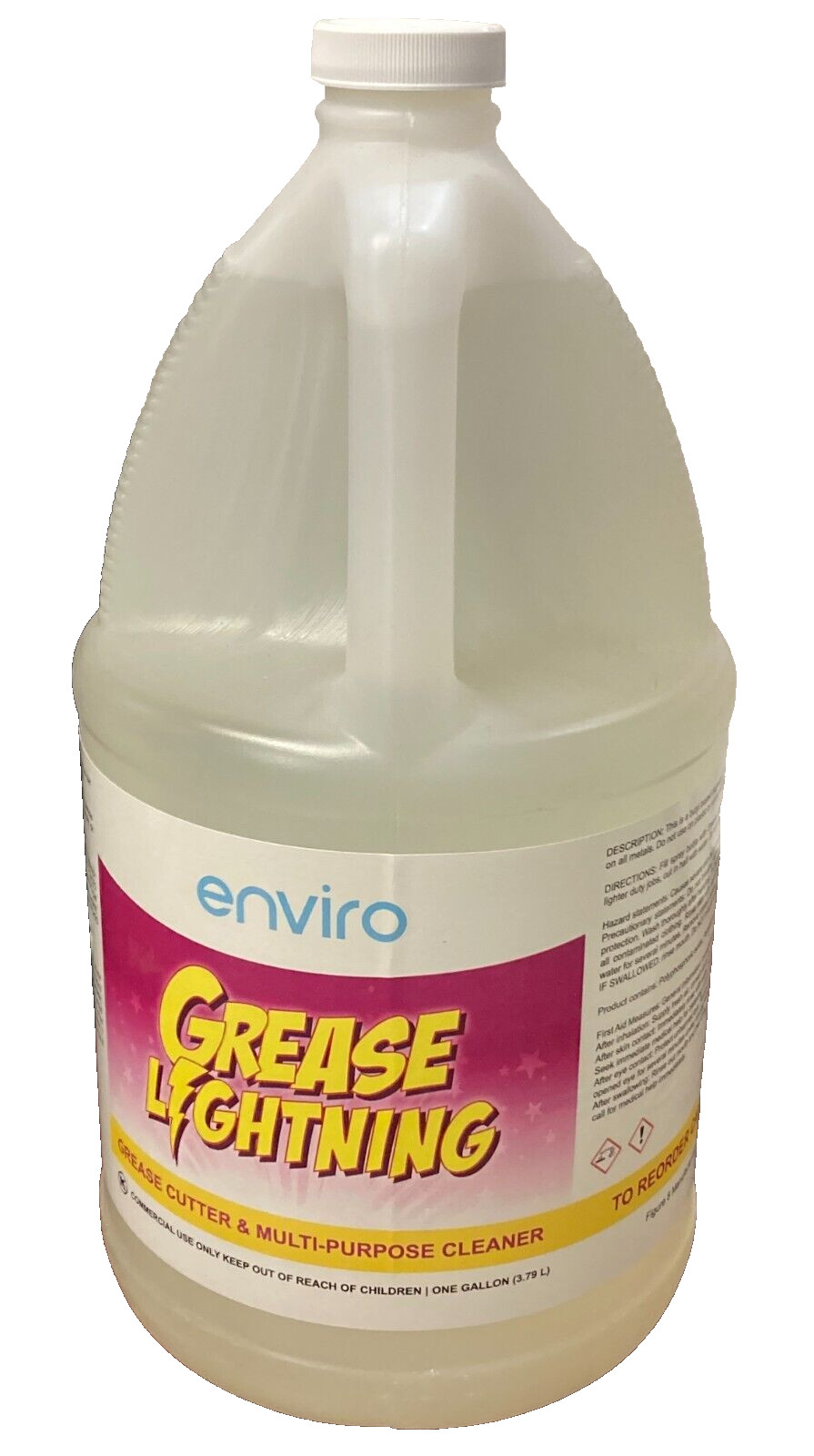 Enviro Grease Lightning Grease Cutter & Multi-Purpose Cleaner – 1 GALLON