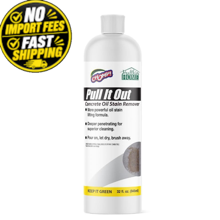 CHOMP! Concrete Oil Stain Remover: Pull It Out Removes 32 Fl Oz (Pack of 1)