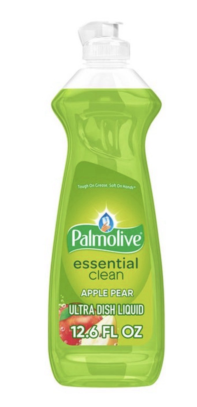 Palmolive Essential Clean Apple Pear Scent Dish Soap Liquid 3 Pack 12.6 Oz