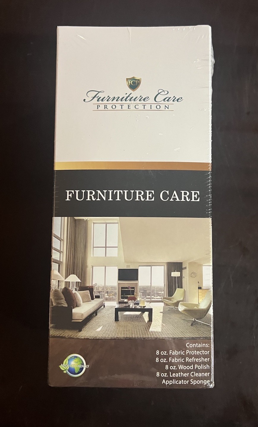 FCP Furniture Care Protection Kit 671043 Leather Fabric Wood Factory Sealed Box
