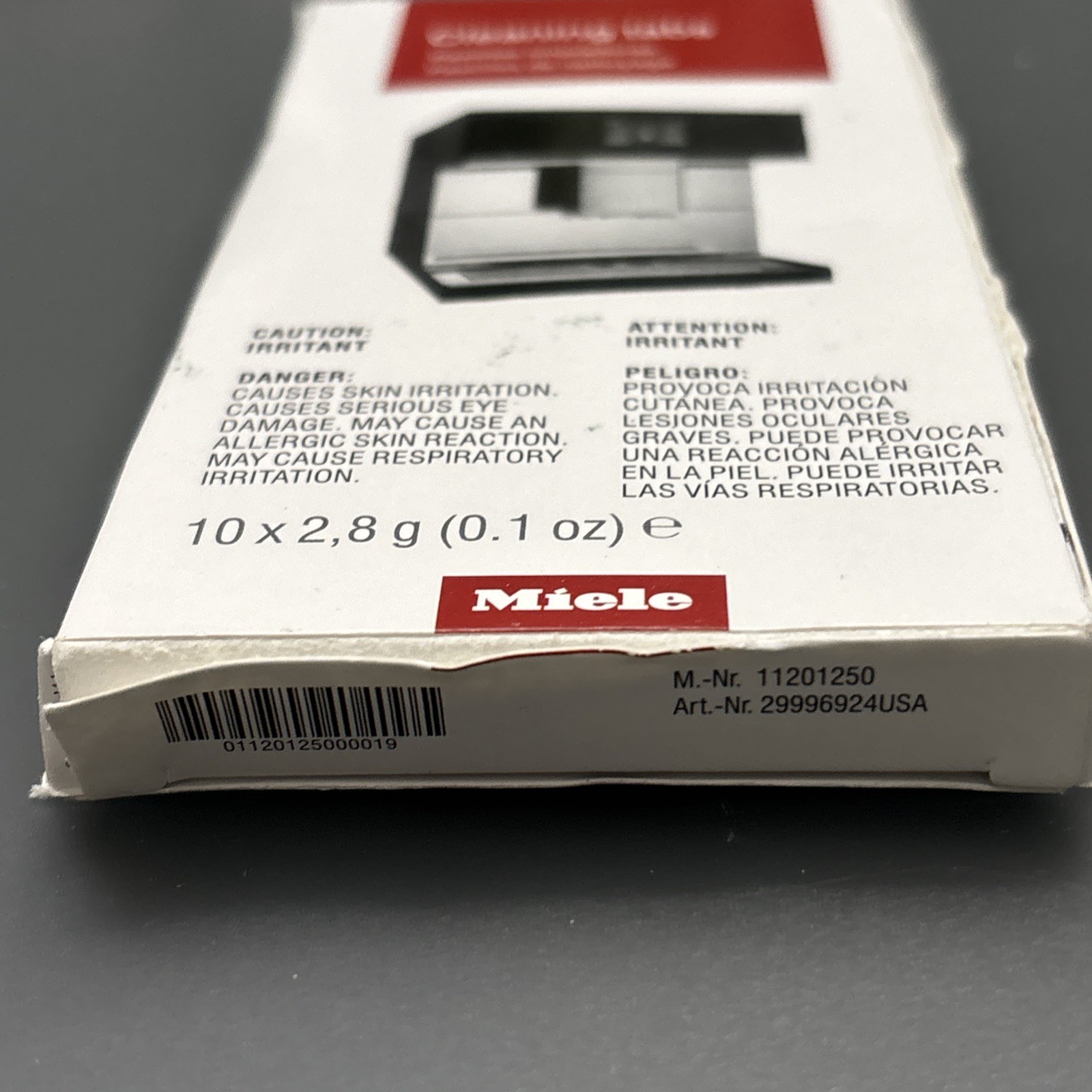 MIELE Coffee Machine Cleaning Tablets 2 Packs 20 Tabs Total – New W/Damaged Box
