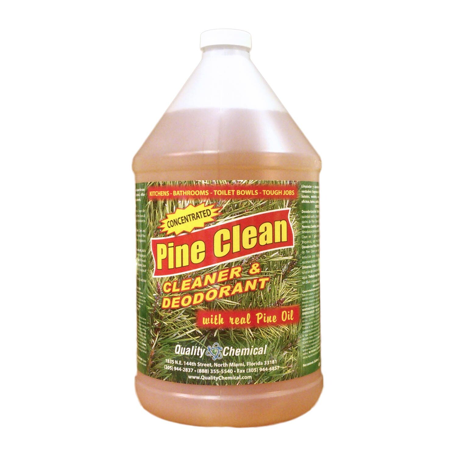 Pine Clean – A powerful, pleasant, deodorizing cleaner – 1 gallon (128 oz.)