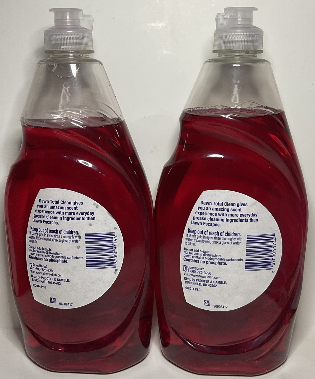 2 Dawn Ultra Total Clean Apple Orchard Harvest Dishwashing Liquid 24 OZ/709 mL