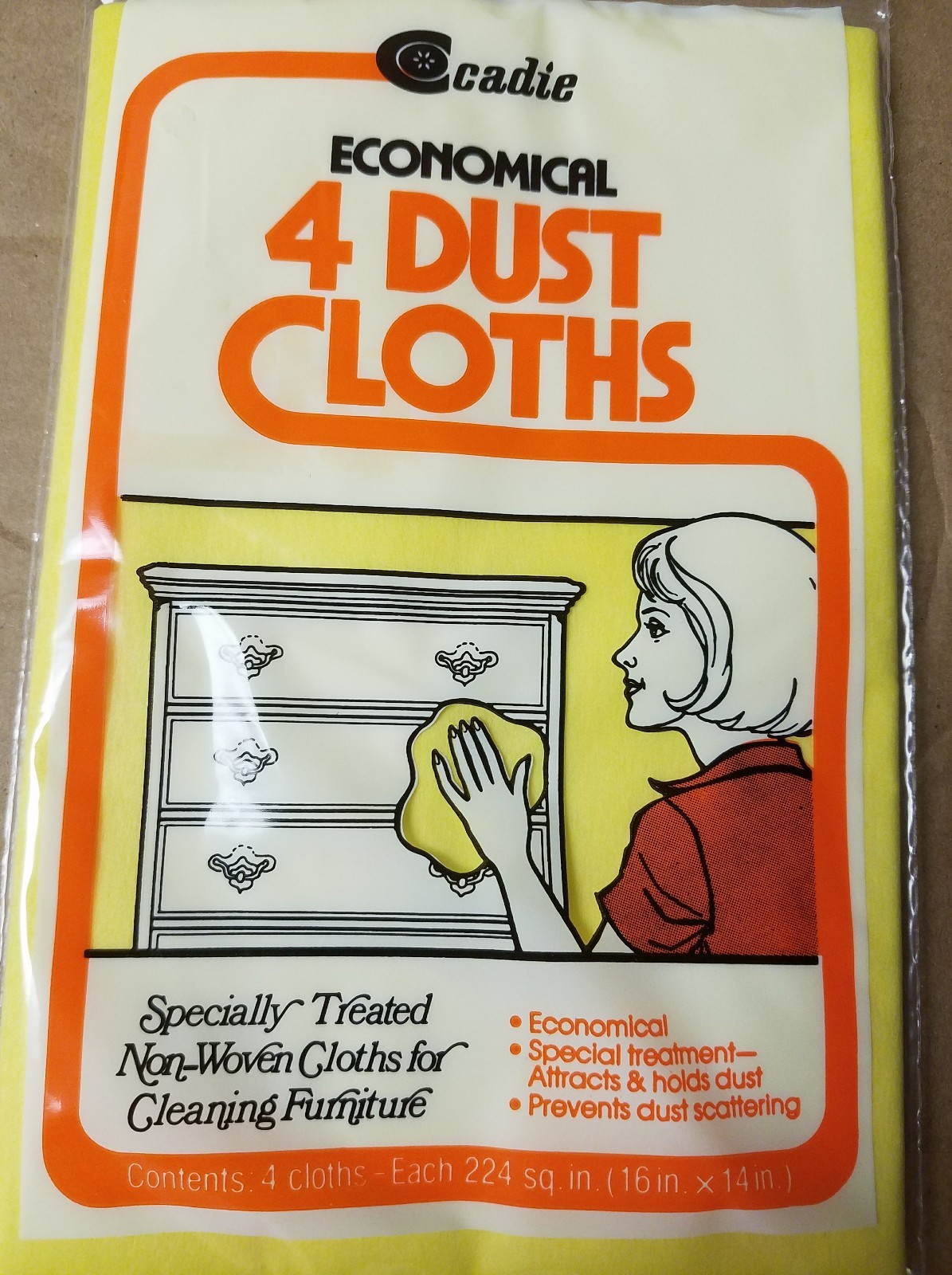 Economical Dust Cloths Pre-Treated Dusting Fabric for Furniture 3 Pack! By Cadie