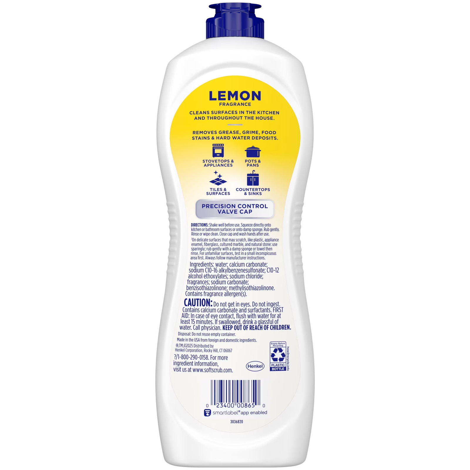 All Purpose Surface Cleanser, Lemon, 24 Fluid Ounces