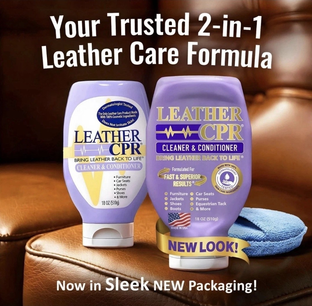 Leather CPR Cleaner & Conditioner 18oz Cleans Conditions Restores Protects
