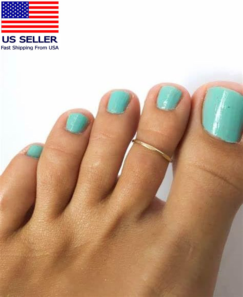 Toe Rings for Women Gold Silver Toe Ring Non Tarnish Ankle Bracelets for Women W