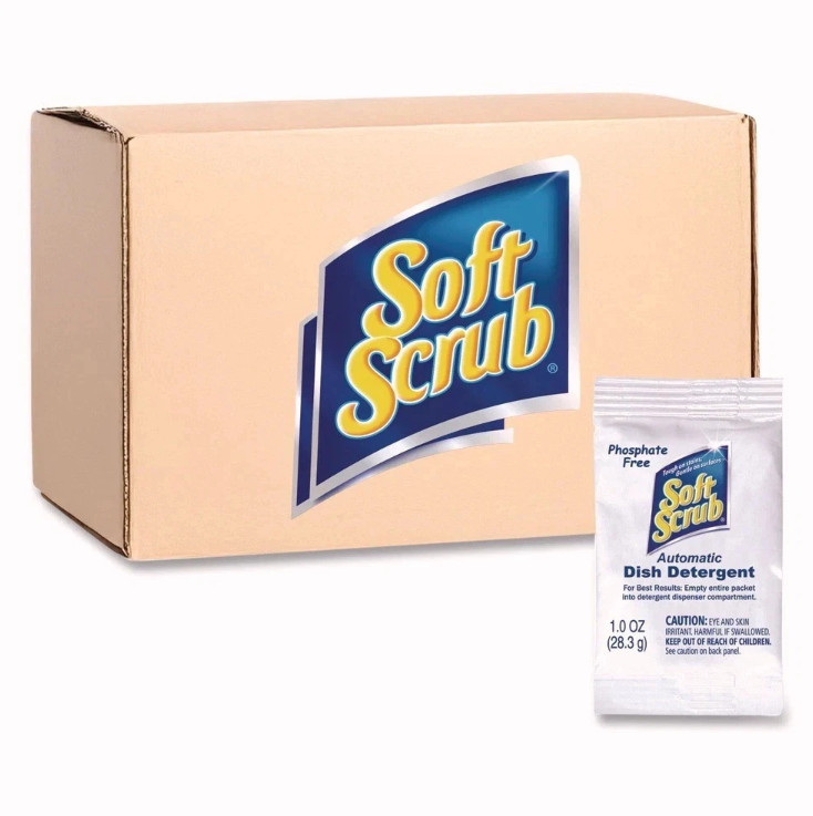 Soft Scrub 10006 1 oz. Automatic Dish Detergent Packet – Lemon (200/CT) New
