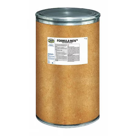 Zep 49542 Formula 9878 Cleaner/Degreaser, 125 Lb Drum, Concentrated, Water Based