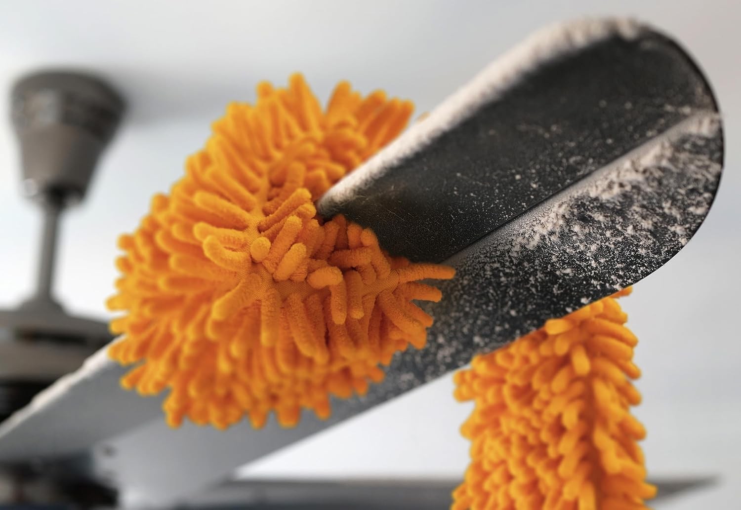 Flexible Ceiling Fan Cleaner Duster // Washable Fan Duster High Ceiling // Fits