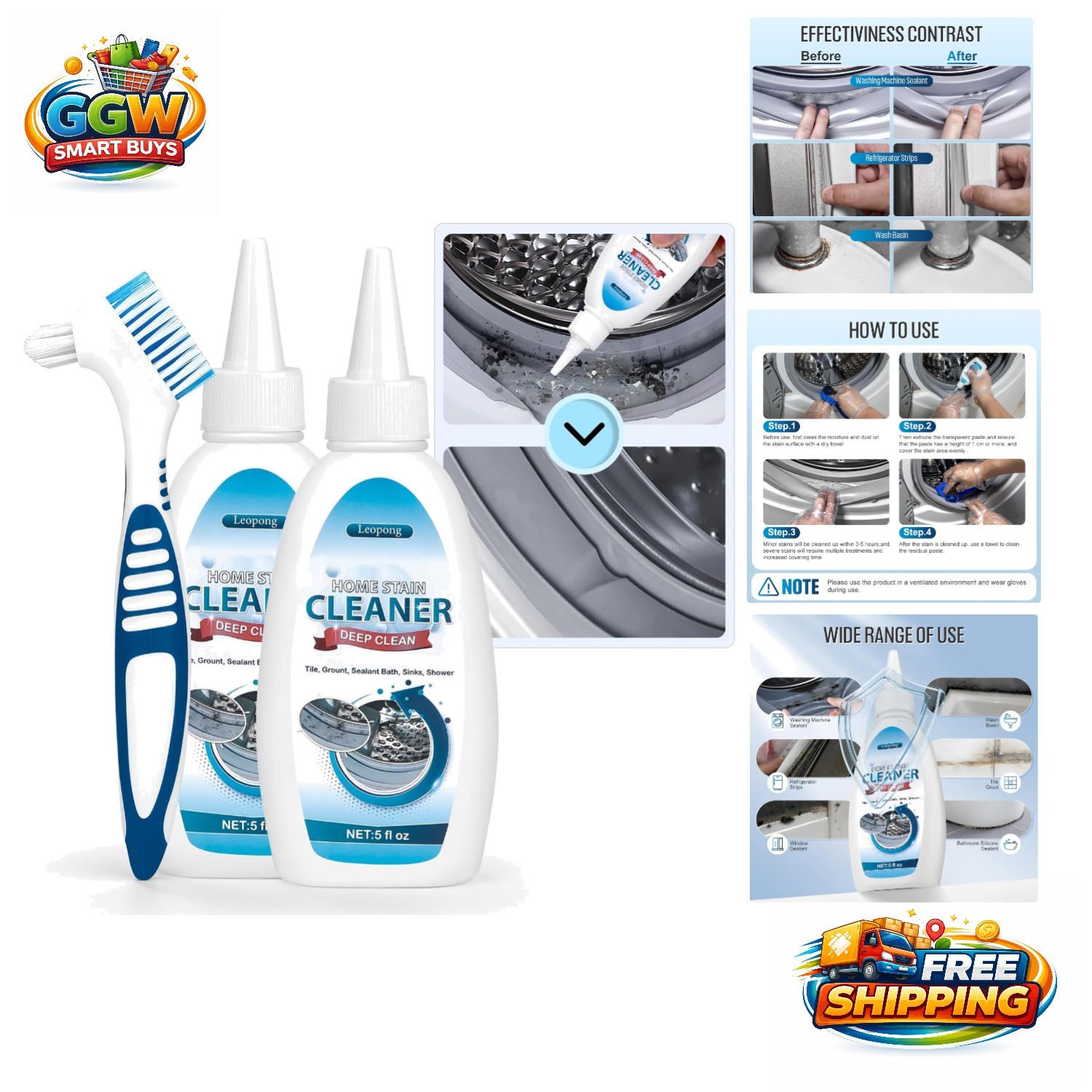 Deep Cleaning Gel for Kitchen, Bathroom, and More – Satisfaction Guarantee