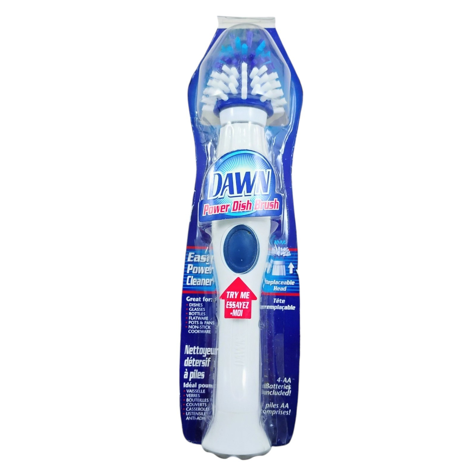 Dawn Power Dish Brush Battery Operated Power Scrubber Spin Head New Sealed Works