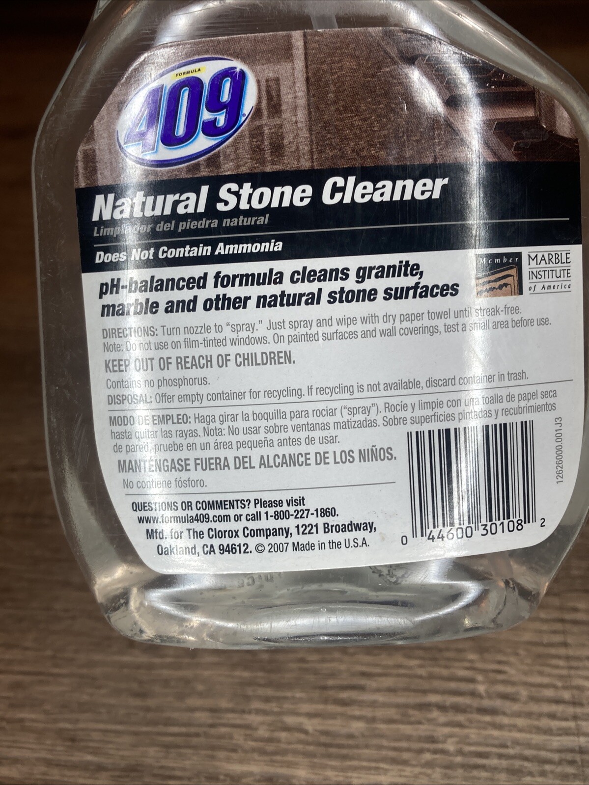 (1) Formula 409 Natural Stone Cleaner 32 oz Spray Bottle Granite Marble Safe New
