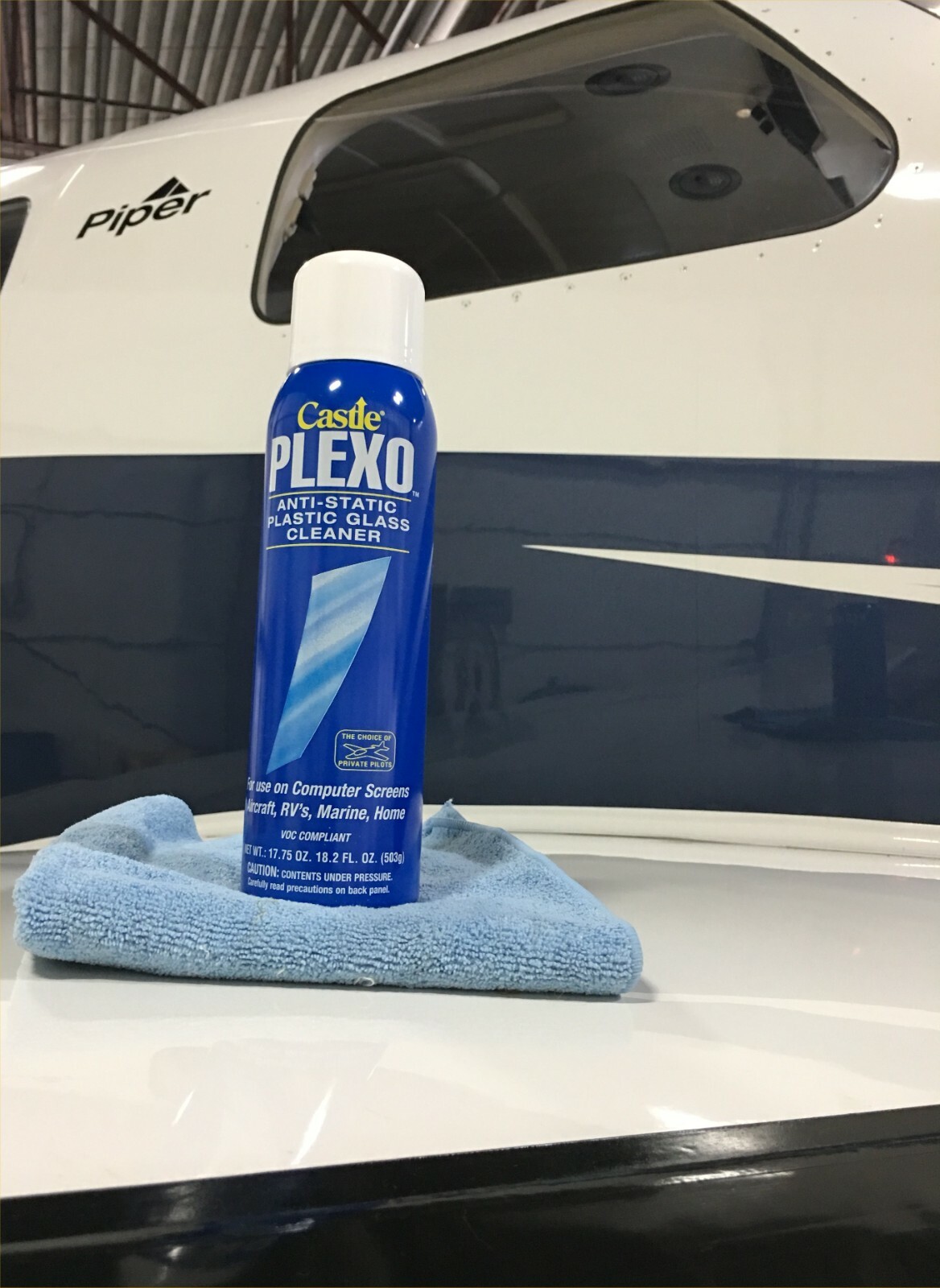 Castle PLEXO Glass Cleaner NEW SEALED 12-Pack (Case) by NDS Supply 18oz ea. Can