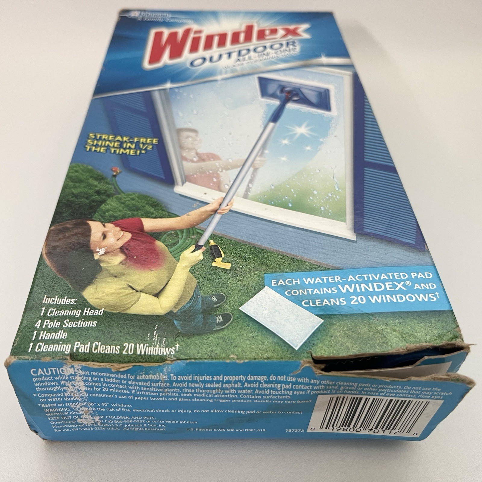 Windex Outdoor All-In-One Glass & Window Cleaner Tool Starter Kit