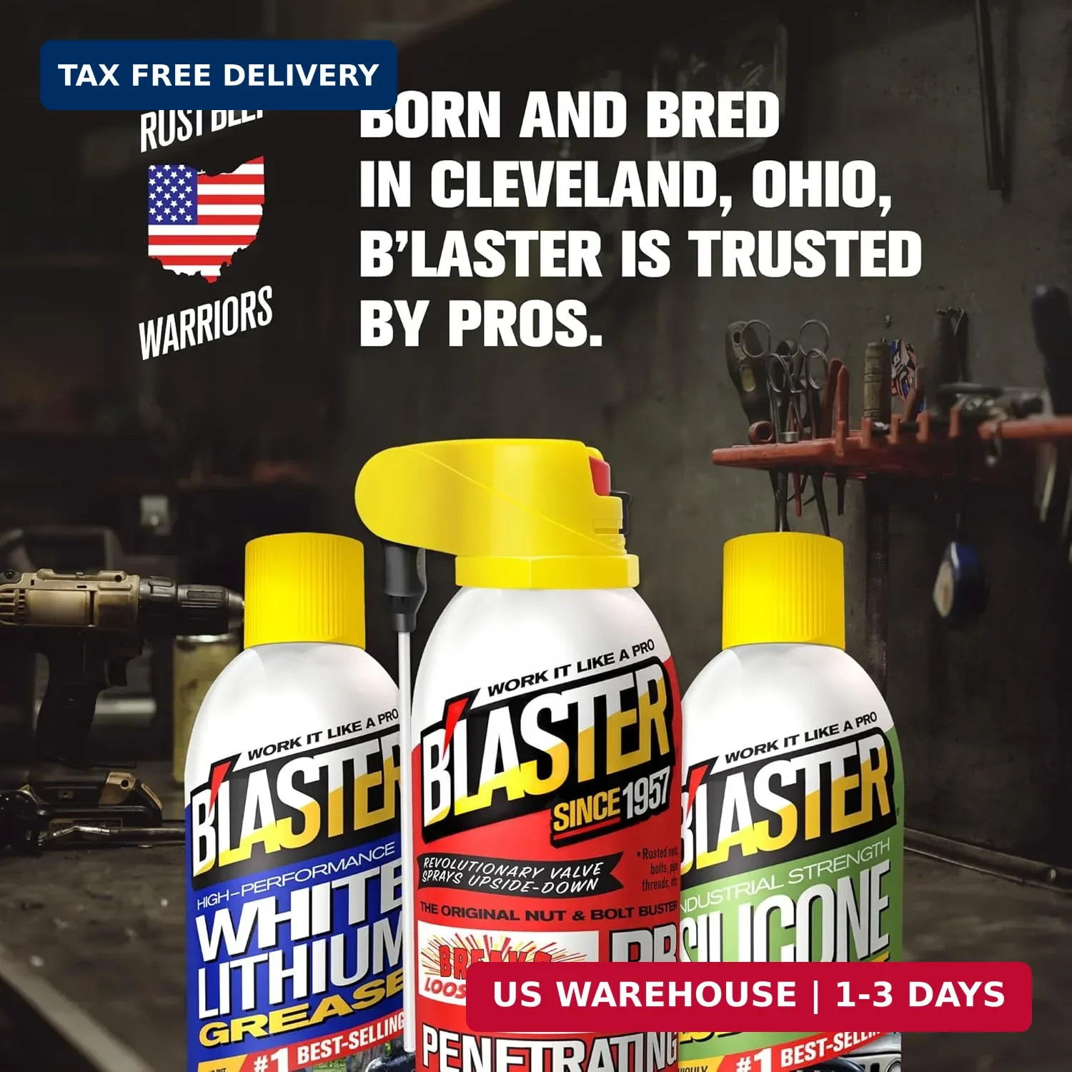 PB Blaster Penetrating Oil Spray, 11 oz Aerosol Cans (6-Pack) – Rust Remover & B