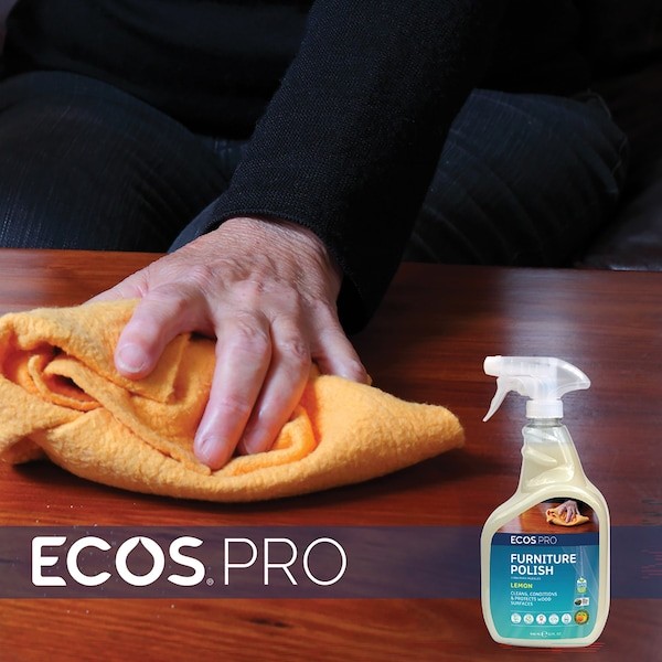 Ecos Pro Pl9731/6 Furniture Polish, 32 Oz, Pleasant