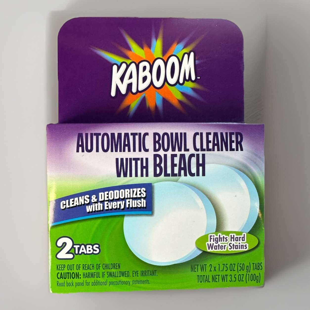 2x KABOOM Fresh Scent Toilet Bowl Pods 20 + Free Automatic Bowl Cleaner Bundle