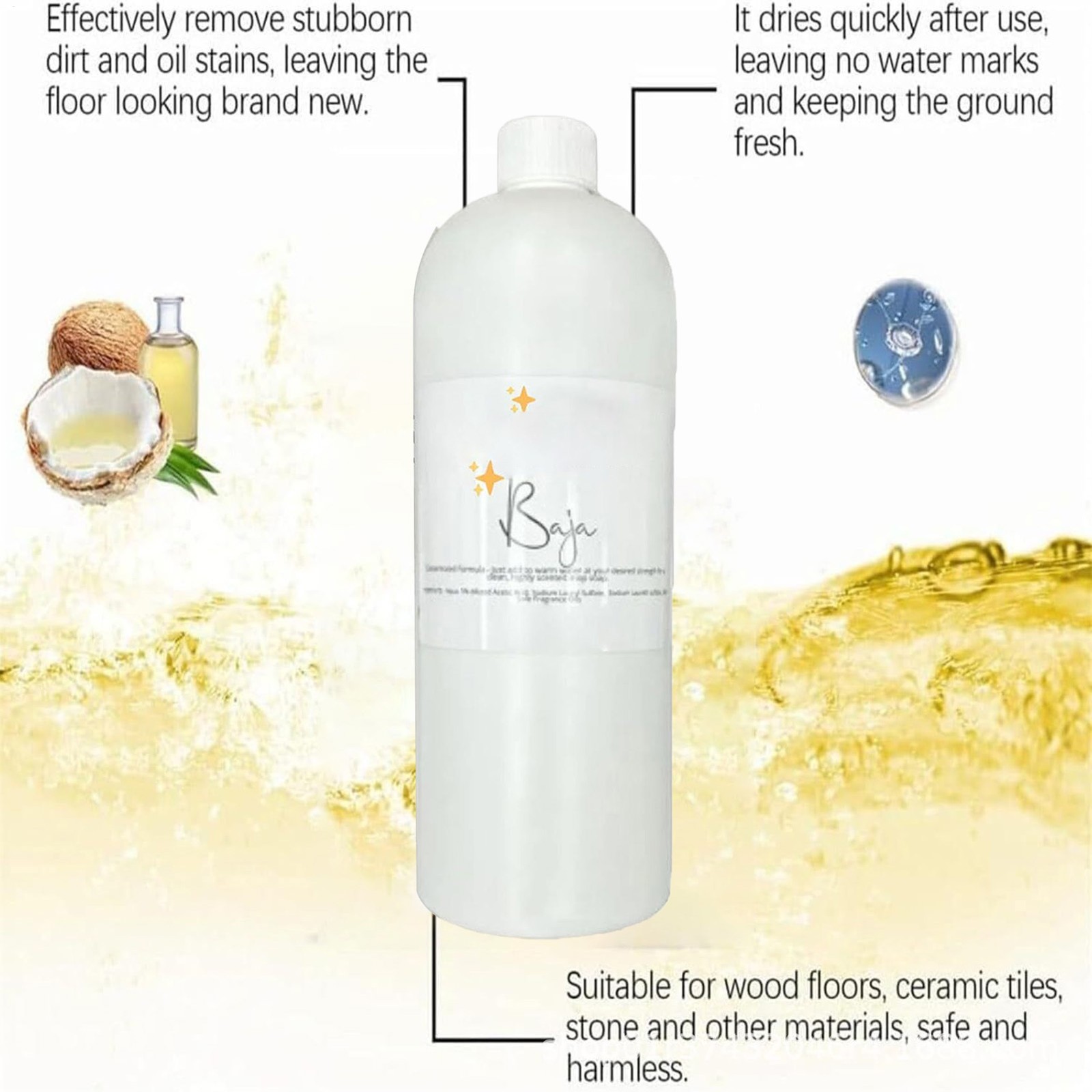 Floor Cleaning Mop Soap 120ml Highly Scented Cleaning Liquid For Floor