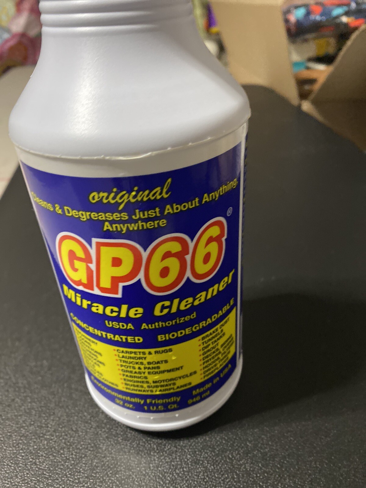 GP66 Miracle Cleaner Concentrated/ Biodegradable 32oz Sealed-New