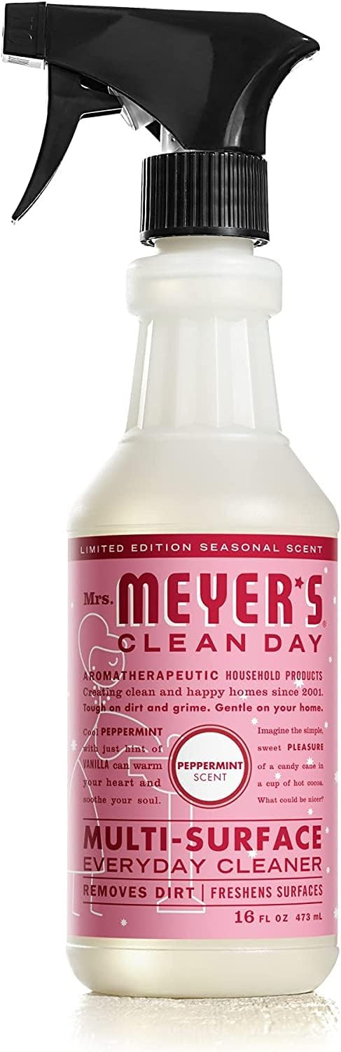 Mrs. Meyer’s Clean Day Multi-Surface Cleaner Peppermint, 16 Fl Oz. (Pack of 3)