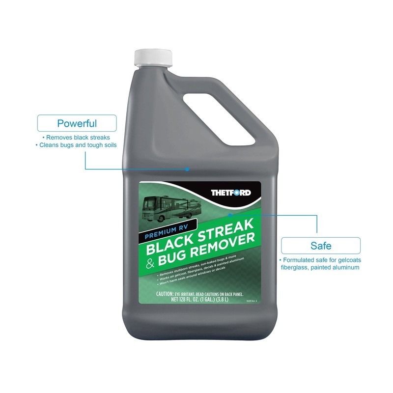 RV Black Streak Bug Remover Spray Biodegradable Non-toxic Cleaner Vehicles New