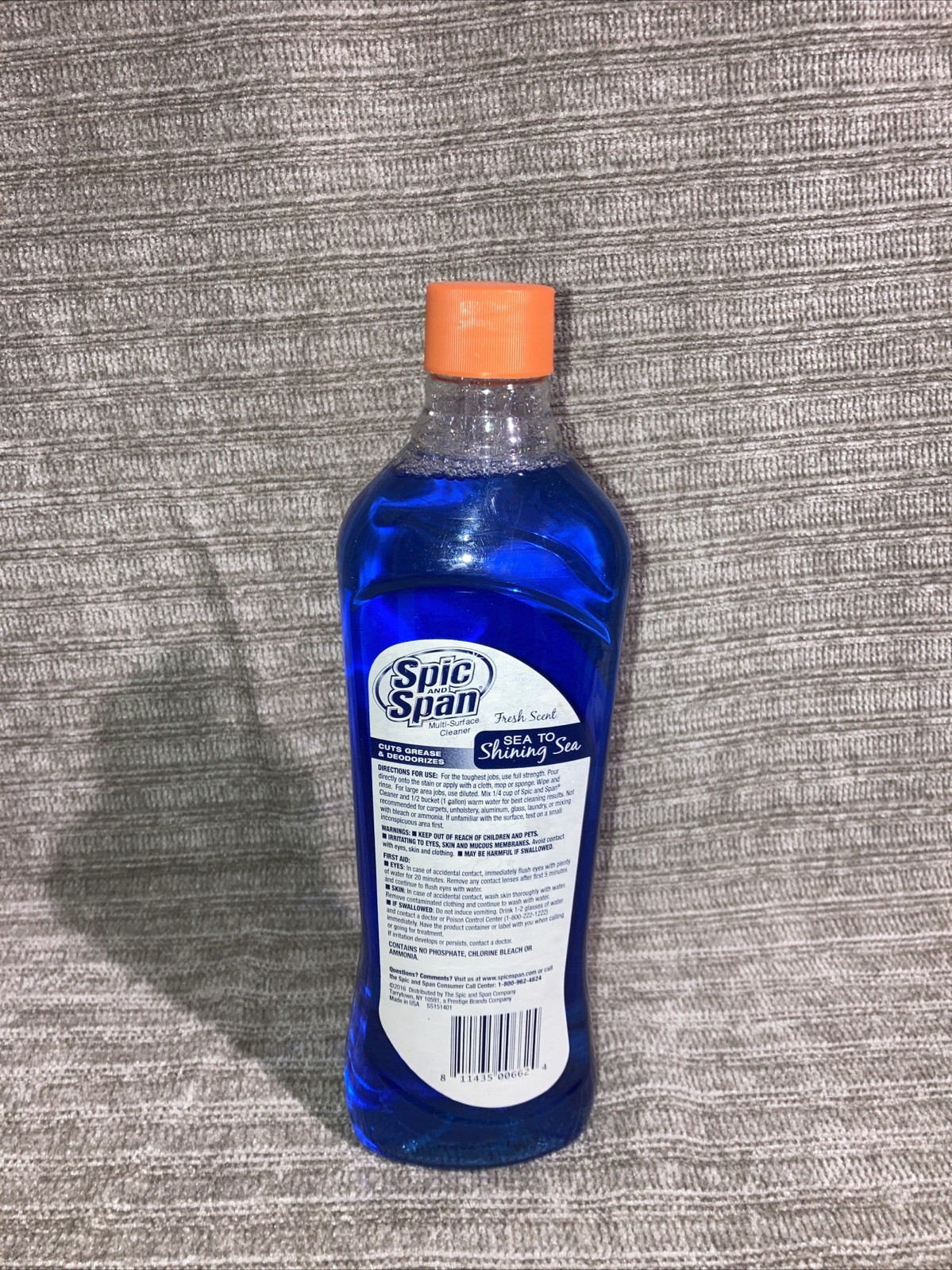 Spic And Span Sea To Shining Sea Liquid All Purpose Cleaner 20oz Full Bottle New