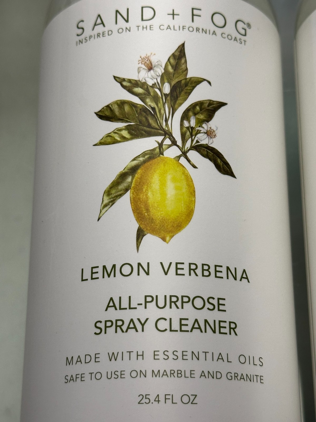 SAND + FOG™ Plant-Based Kitchen REFRESHER & CLEANER 25.4oz LEMON VERBENA